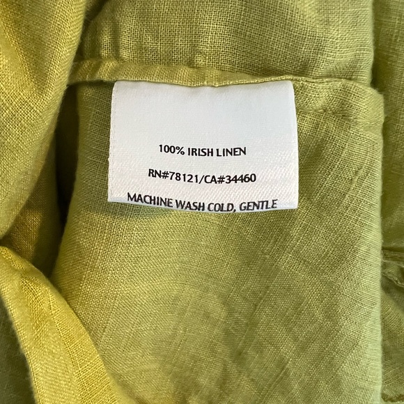 100% Linen Button Down Shirt - Picture 4 of 8